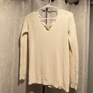 Cream sweater